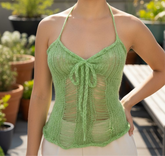 Distress Knitt-top summer top