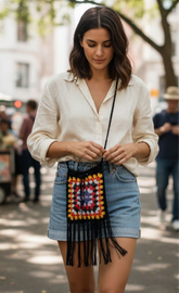 Handmade Multicolored  crochet .