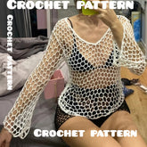 Crochet Cover up long top Pattern