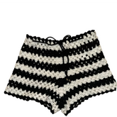 Rhoda crochet shorts.Hand-crocheted— 100% cotton, 20 hours of artisan craftsmanship New York.
