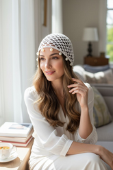 cotton crochet cap