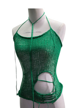 Lacy Distressed Handmade Knit mesh Asymmetrical supper distress