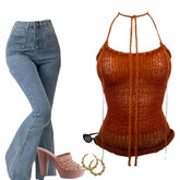 Haut d'été en tricot Serina