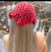 Foulard carré triangle hippie Bhoho avec liens. Foulard en coton coloré fait main. Bandana arc-en-ciel rétro.