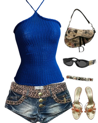 Simple Halter Knitt-top