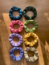 Crochet Scrunchie Tie Ponytail Holders Aesthetic Scrunchie. -