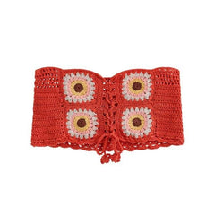 Granny square 2 pieces Crochet top cardigan woman clothing crochet crop top