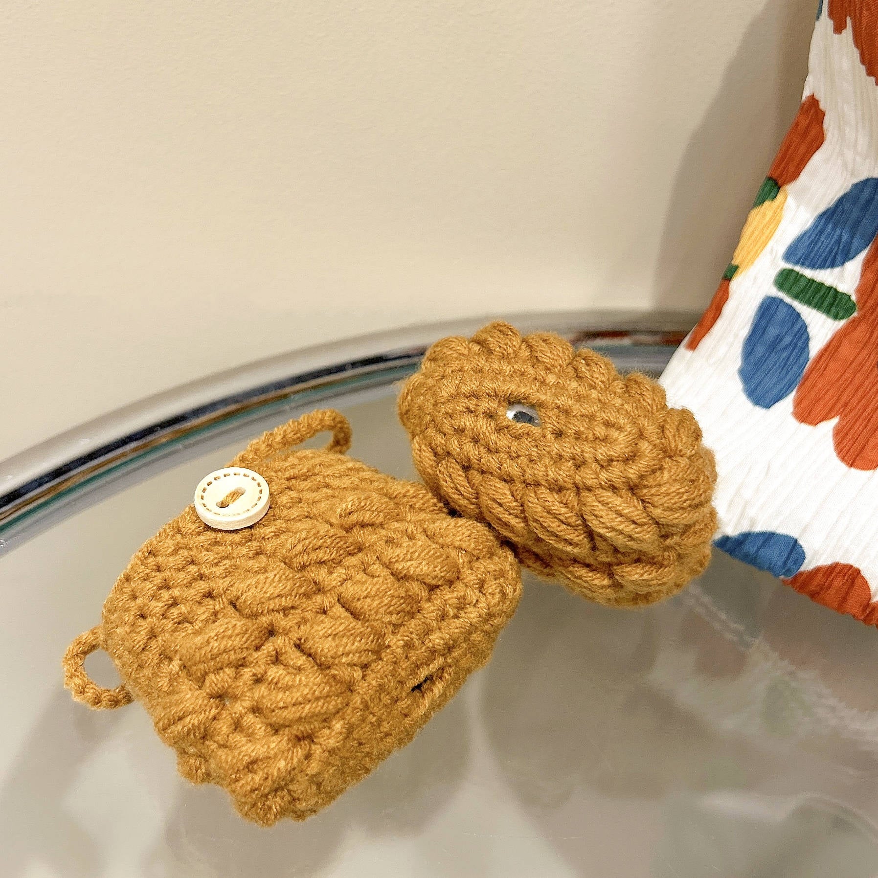 Joli étui pour Airpods au crochet