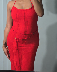 Vintage long maxi knitt lace   dress  below the knee knitt dress