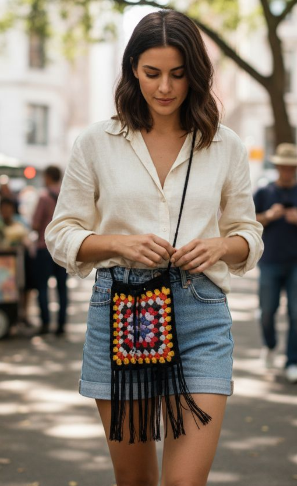 Handmade Multicolored  crochet .