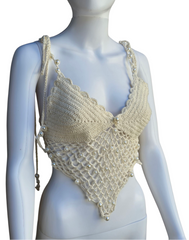 Pearlina luxury crochet top
