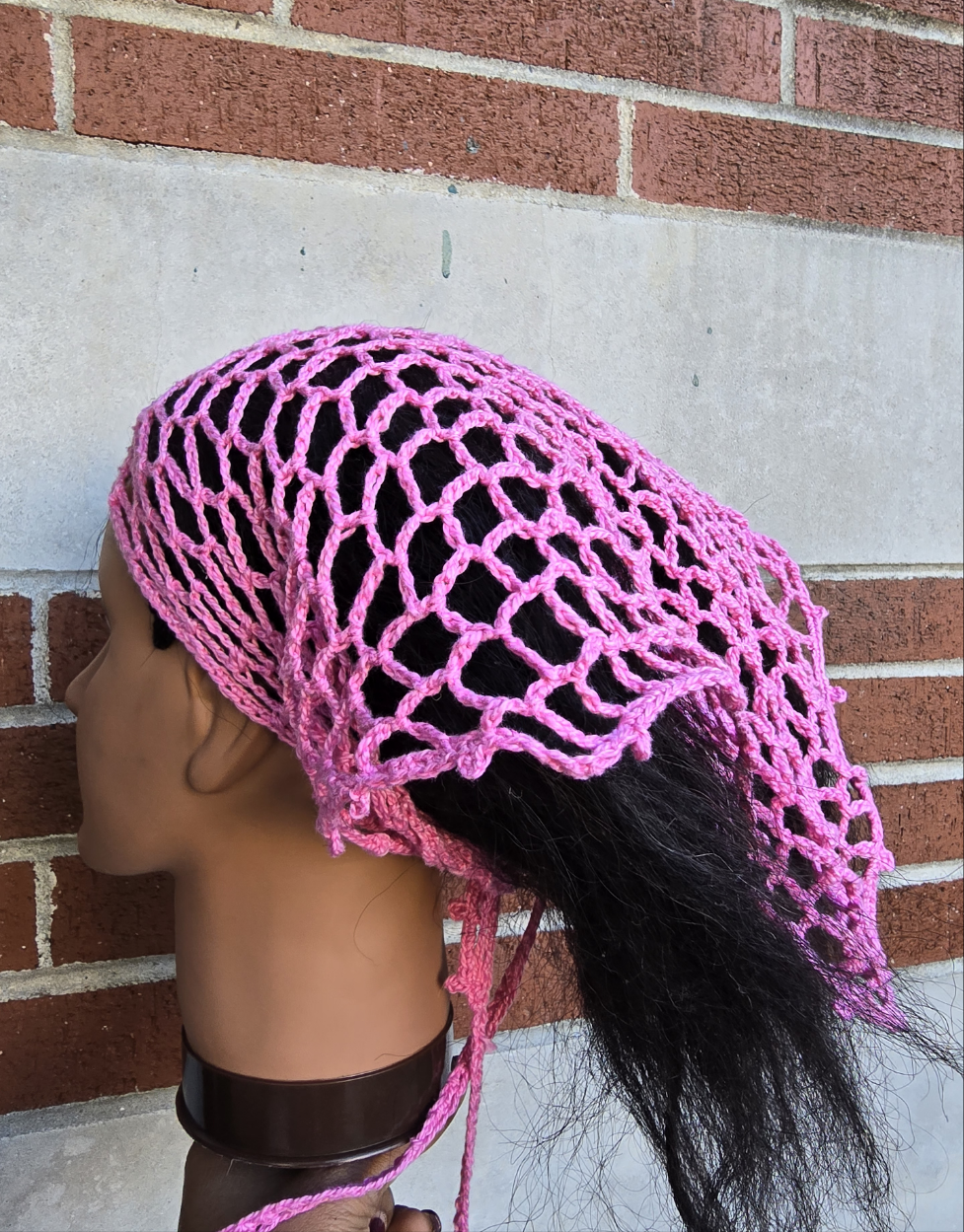 Bandana en maille au crochet