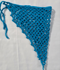 Mesh bandana HEADKERCHIEF crochet bandana scarf
