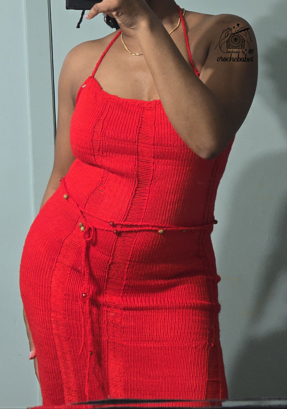 Vintage long maxi knitt lace   dress  below the knee knitt dress