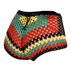 Ensemble deux pièces en crochet pour grand-mère, rasta, vêtements de festival au crochet pour femmes, haut au crochet | vêtements de plage | bikini | durable | vêtements au crochet