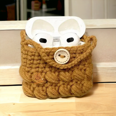Joli étui pour Airpods au crochet