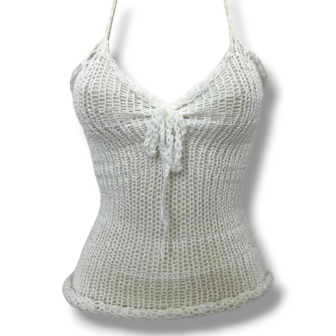 Ensembles de TOPS et de mini-tricots asymétriques à nouer au milieu.