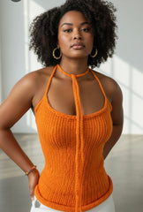 Full coverage Serina Knit-top summer handmade Knit-tops