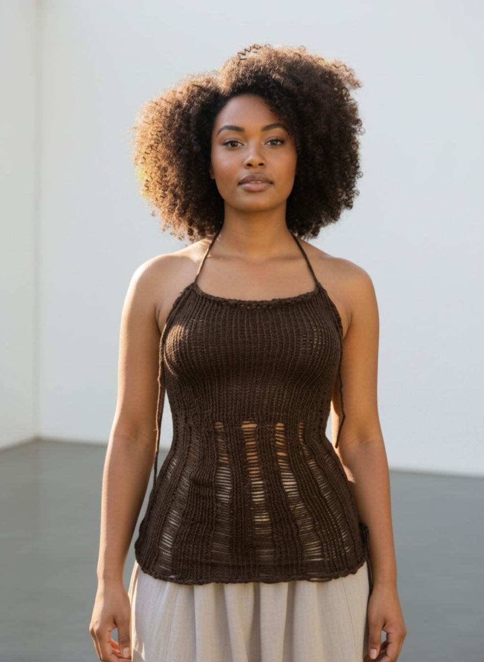 Loreal hand  Knitt-top summer top