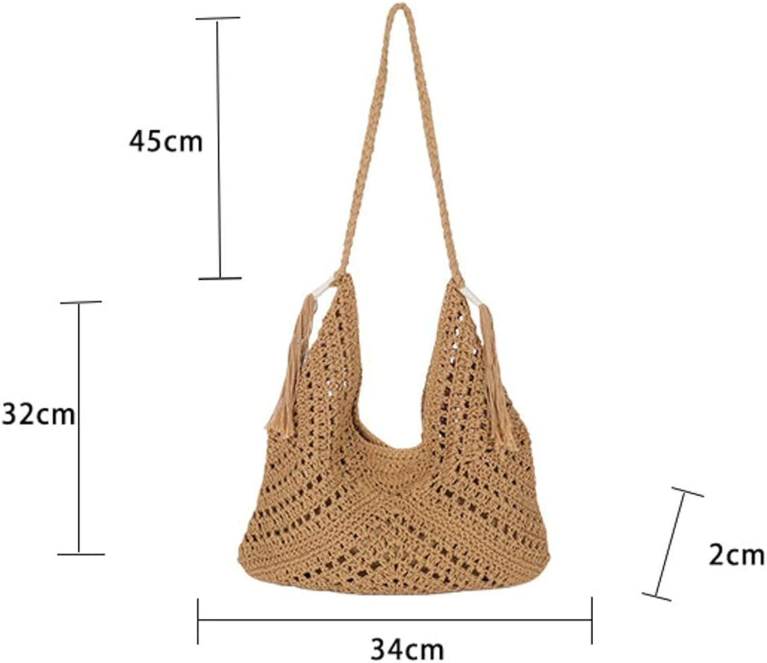 Beach summer Crochet bag