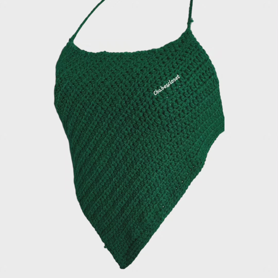 Diamond crochet top