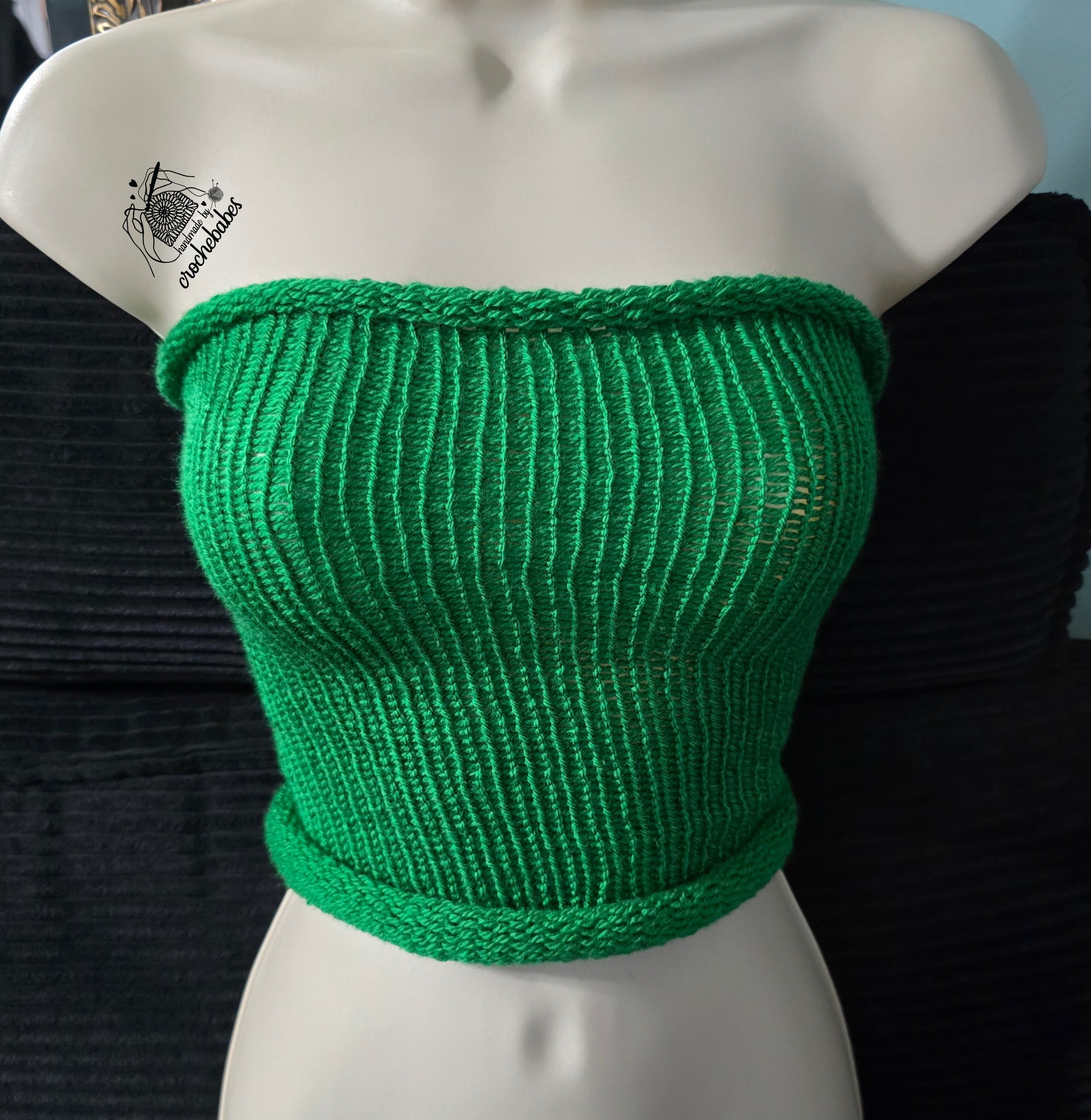 Haut en tricot tubulaire