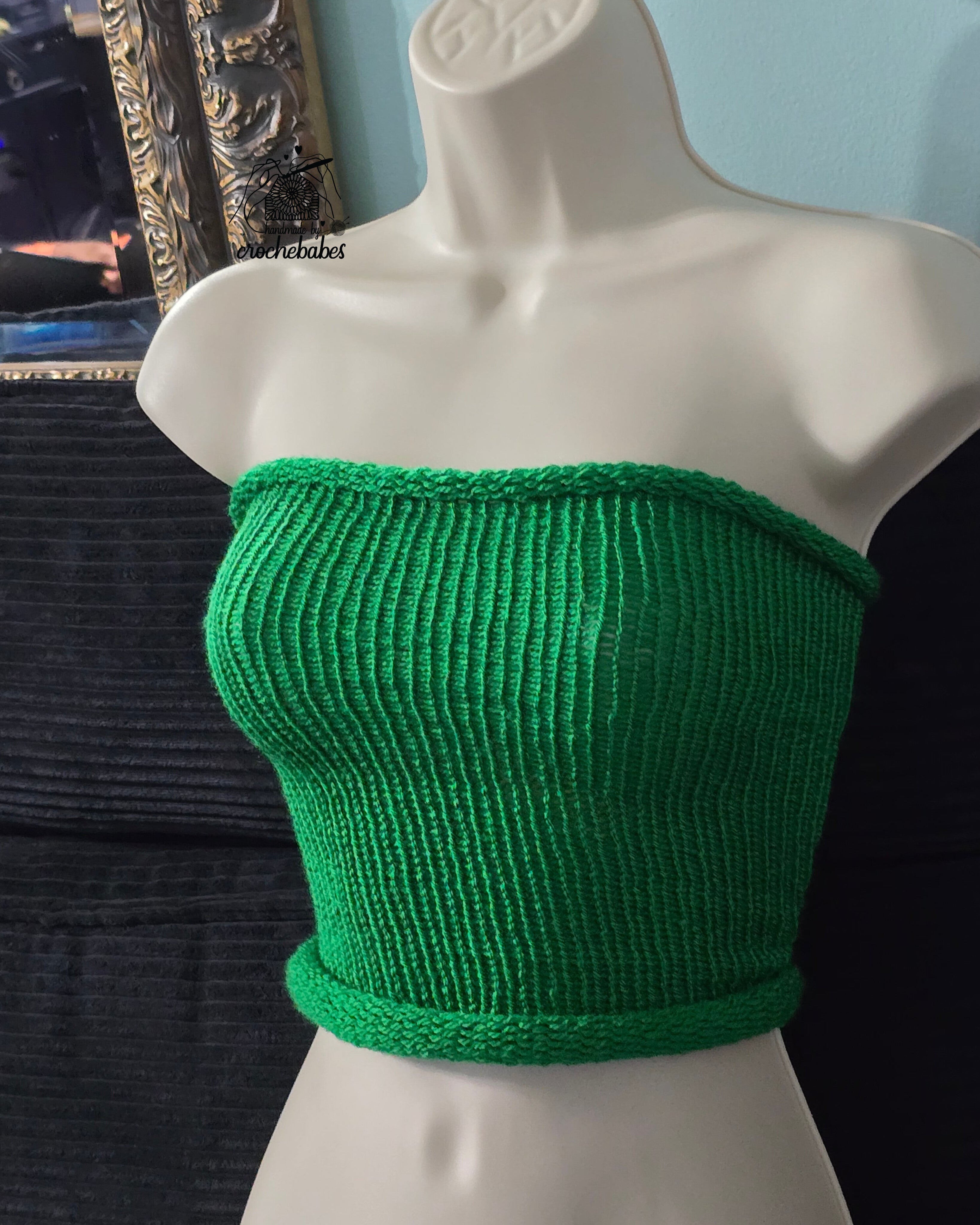 Haut en tricot tubulaire