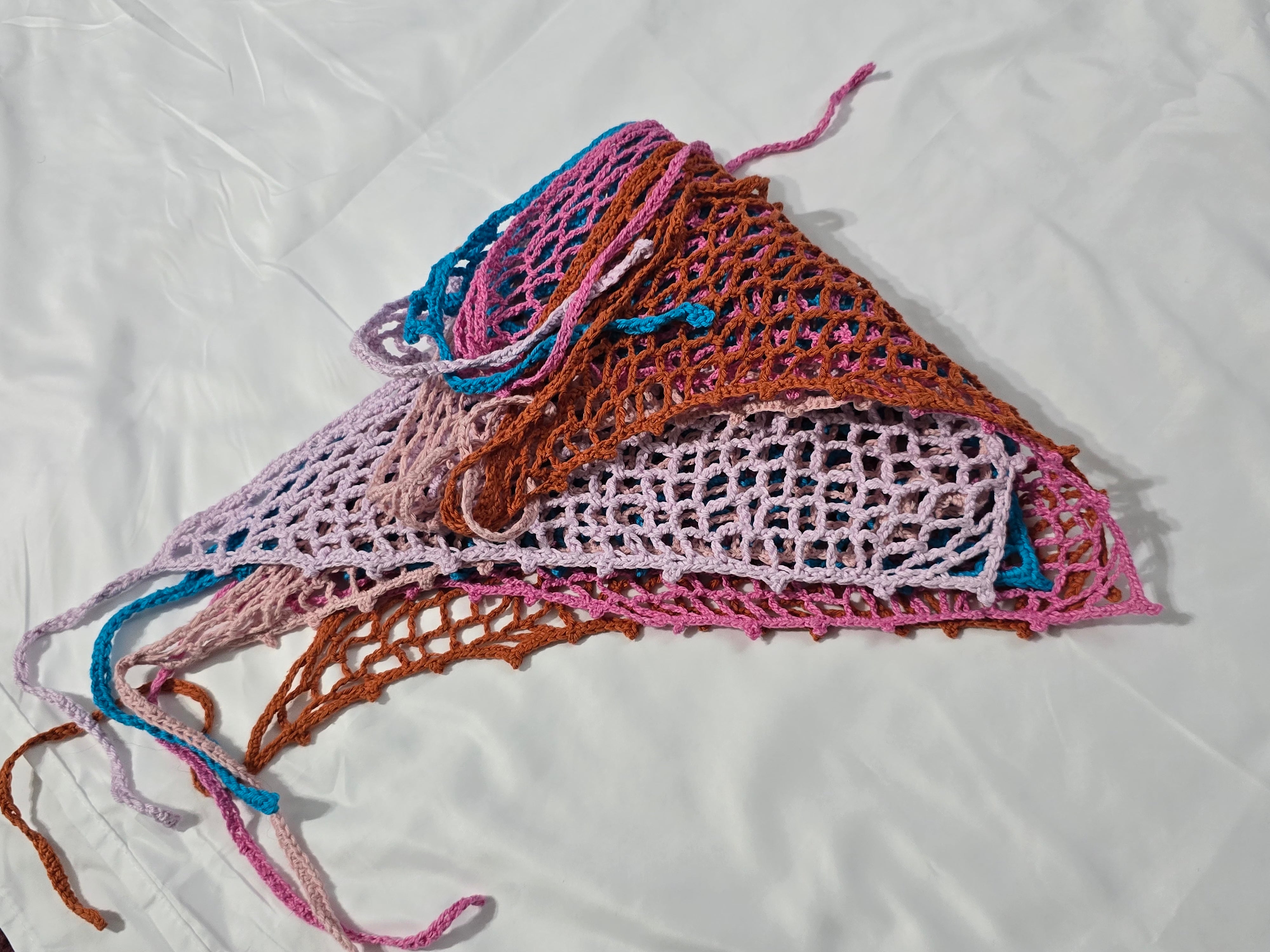 Bandana en maille au crochet