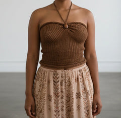 Lily's lace handmade Knit top