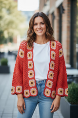 Vintage crochet cardigan