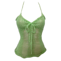 Haut d'été en tricot Distress