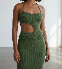 Cutout knitt summer top top