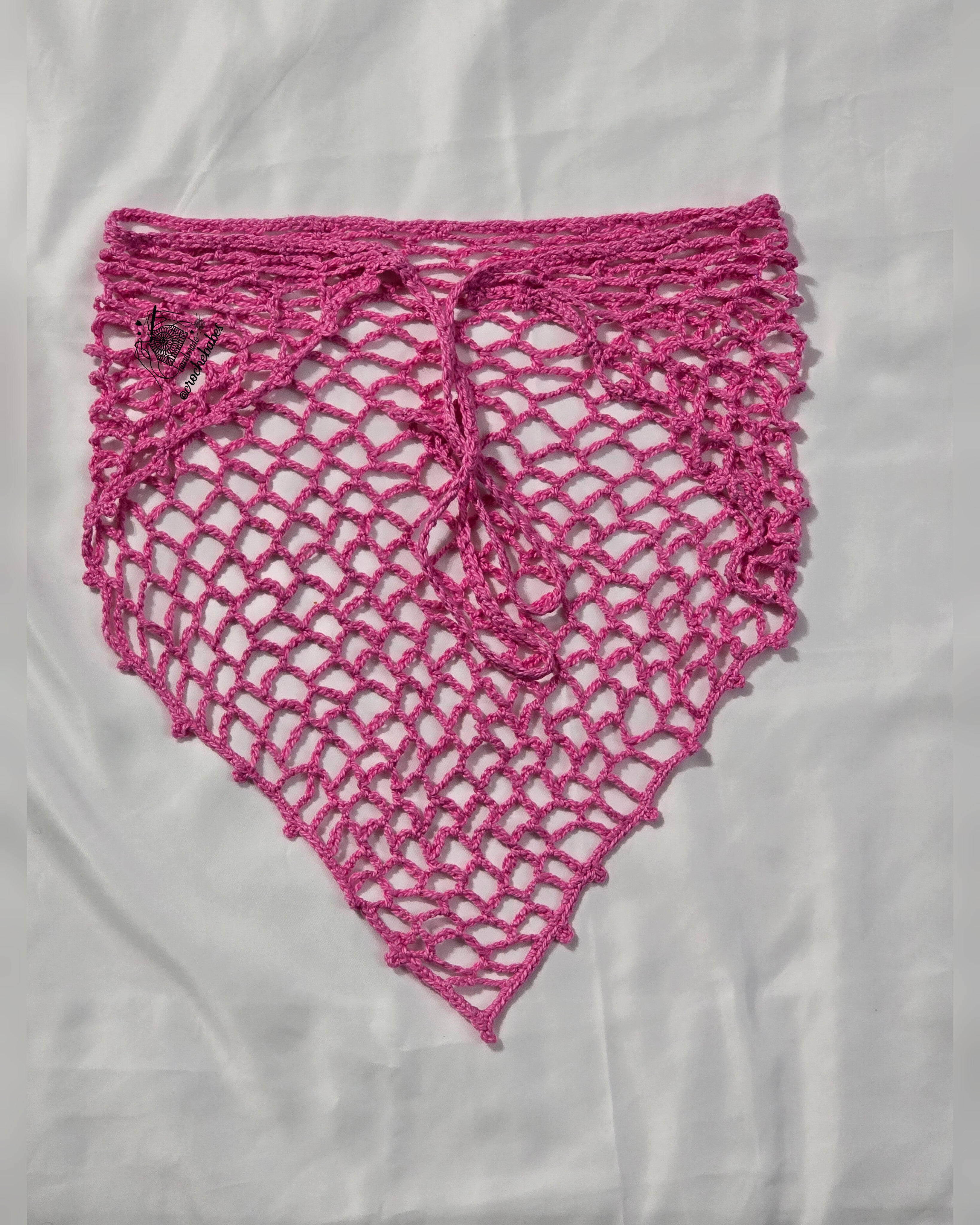 Bandana en maille au crochet