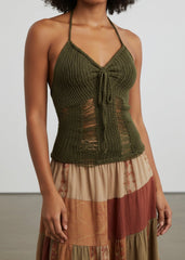Distress Knitt-top summer top