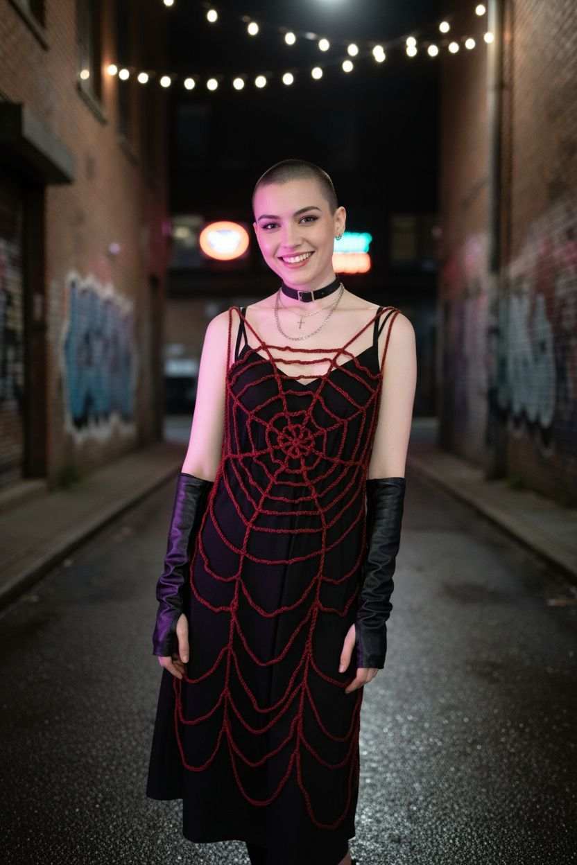 Gothic Halloween Hand-Crochet