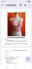 PDF croptopsexy Crop Top Crochet Pattern