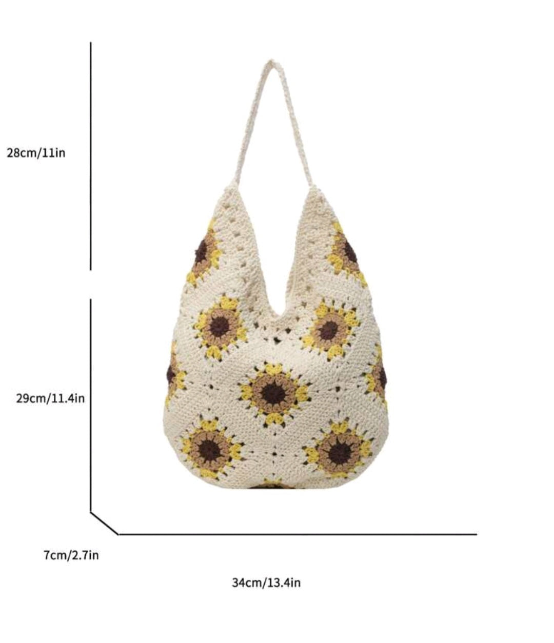 Sunflower summer bag