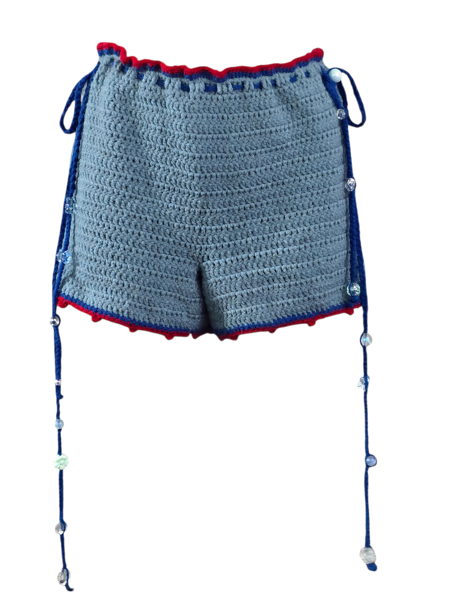 Crochet Summer Shorts with Beads Shorts