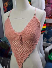 Hearts and roses crochet top
