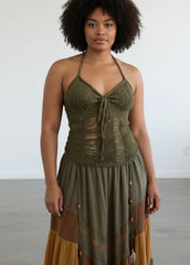 Distress Knitt-top summer top