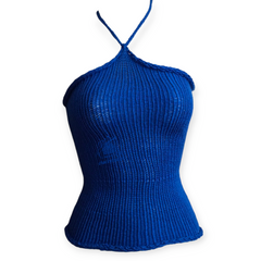 Haut en tricot simple à licou