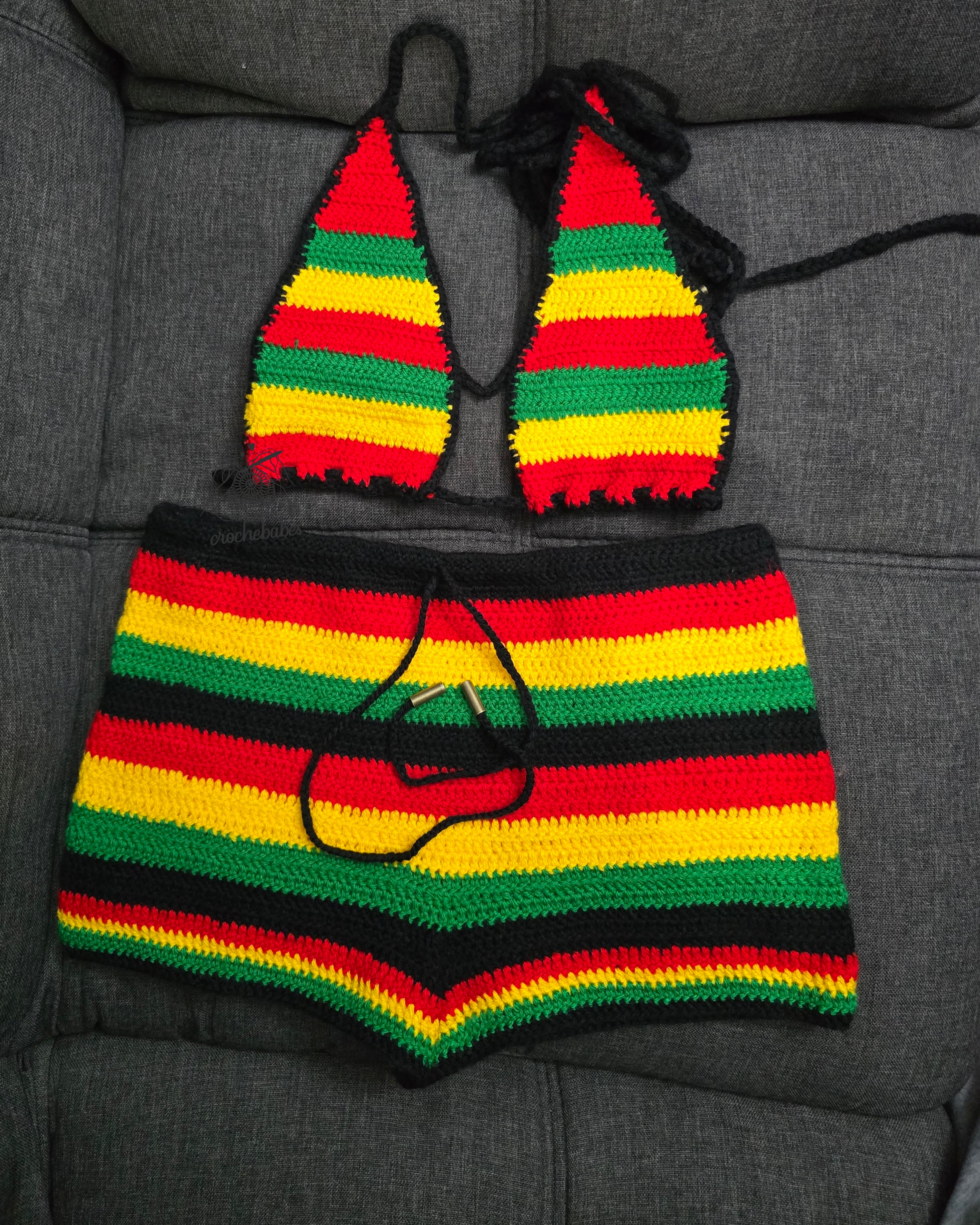 Crochet Two Pieces Set
