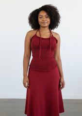 Full coverage Serina Knit-top summer handmade Knit-tops