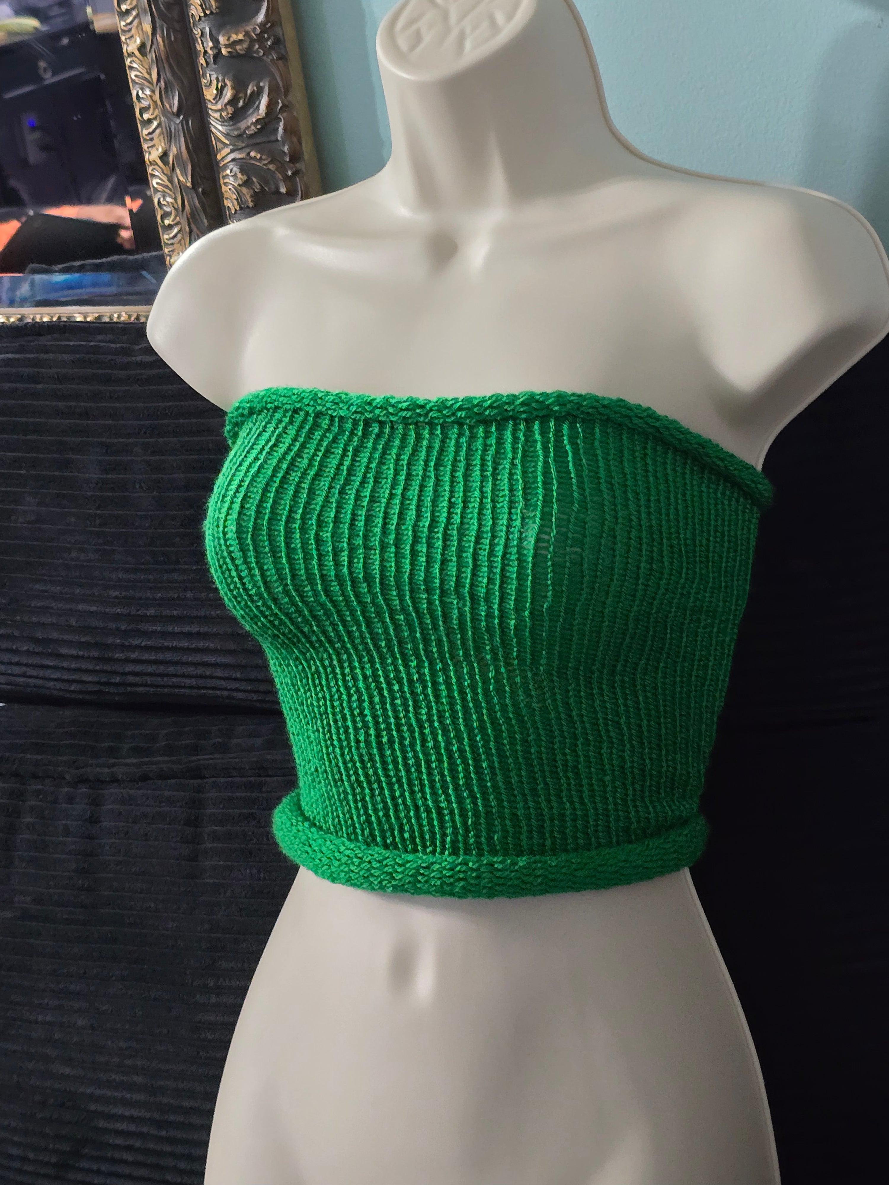 Haut tube en tricot deux pièces et jupes