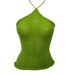 Haut en tricot simple à licou