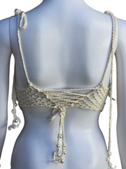 Pearlina luxury crochet top