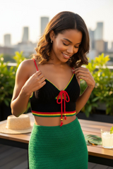 rasta Crochet top