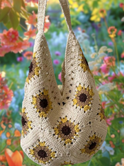 Sunflower summer bag