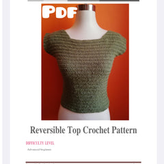 PDF Reversible Top Crochet Pattern