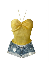 Handmade Monica Knit Top - Soft Cotton Blend